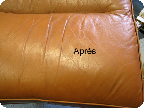 Reparer trou canapé cuir